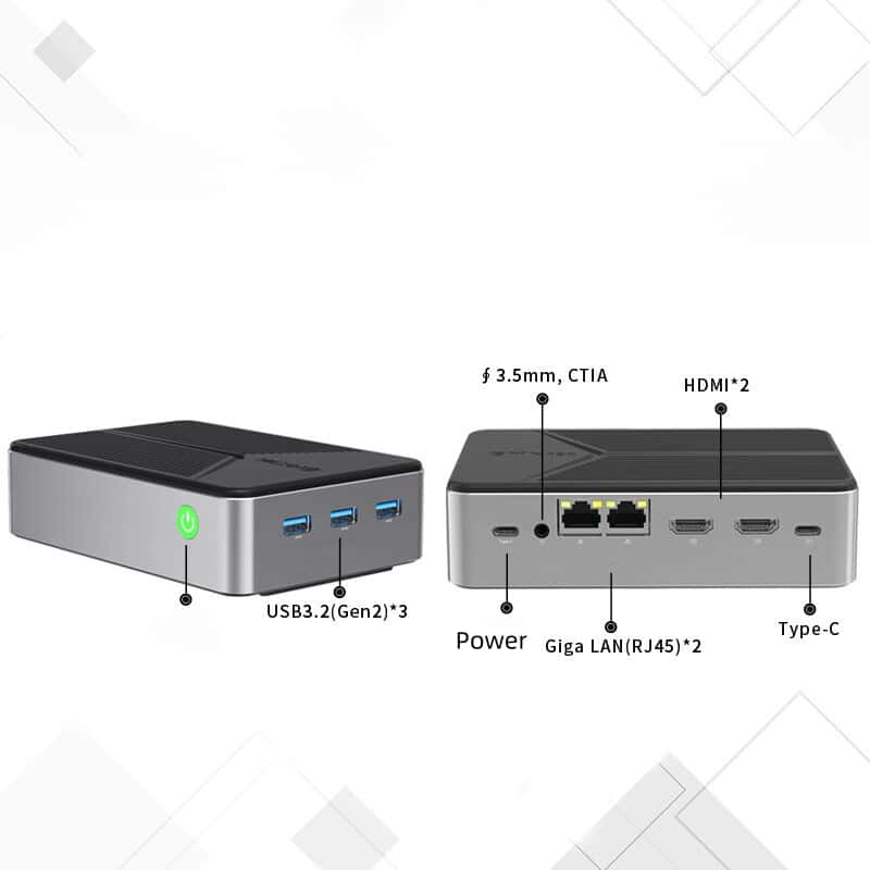 GMK G9 Dual-System NAS Mini PC