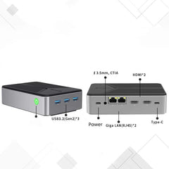 GMK G9 Dual-System NAS Mini PC