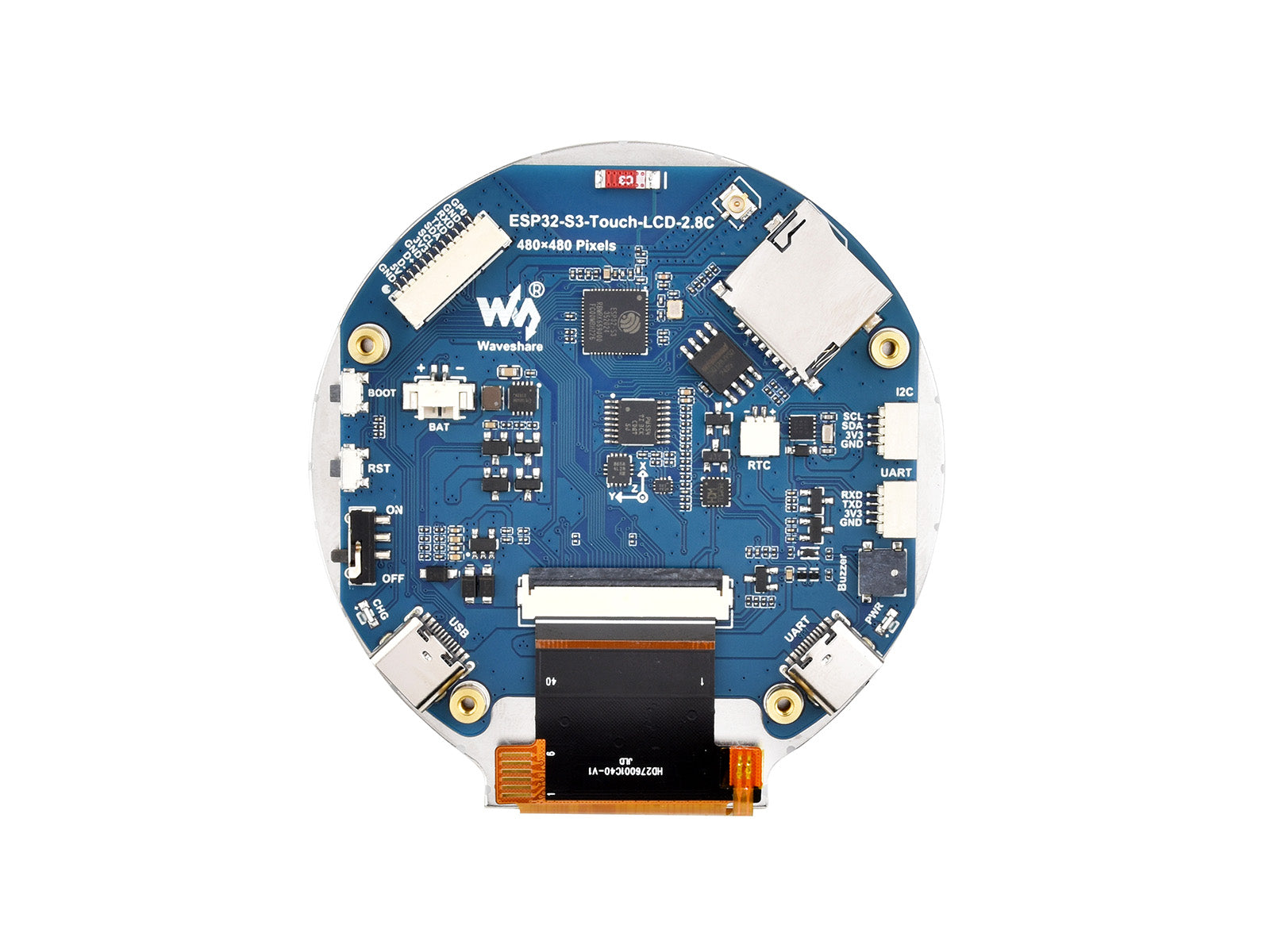 Waveshare ESP32-S3 2.8inch Round Display Development Board